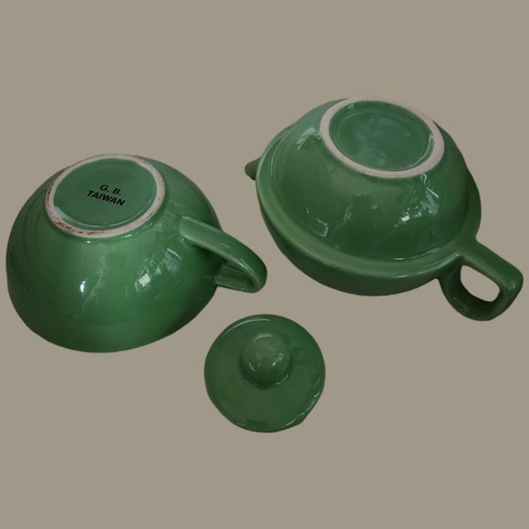 Green Ceramic Teapot - Picture 4 of 5